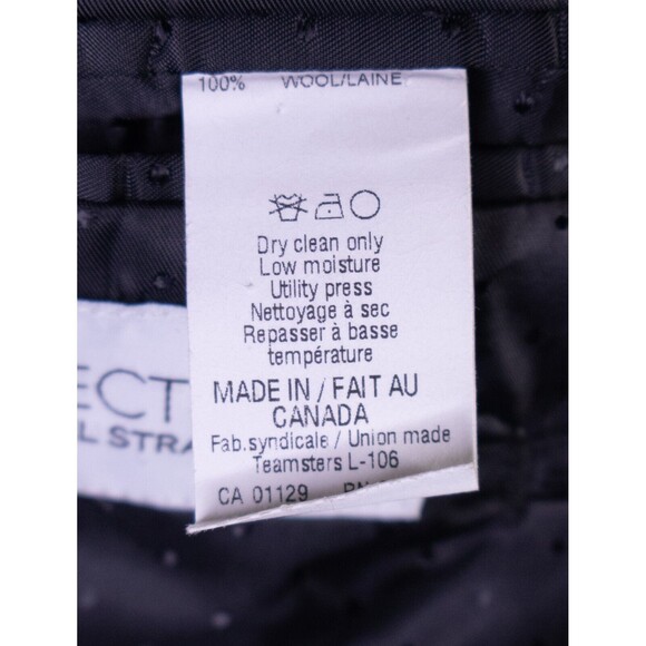 Collection By Michael Strahan Sport Coat Jacket Blazer WOOL Plaid 44L Canada EUC - Picture 11 of 14